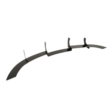 Rear Bumper Diffuser For 04-09 VW Golf MK5 R32 Shark Fin Style Gloss Black